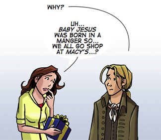 X-Mas Funny Strip 1 Panel