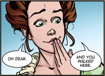 Bea is surprised that Alan Warren showed up in dirty stockings.